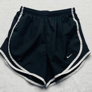 Nike Dri Fit Tempo Running Shorts Women’s Lined Black White 716453-010 XS